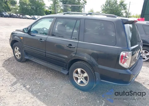 2007 Honda Pilot Ex-L из США, поврежденный, VIN 2HKYF18667H539591